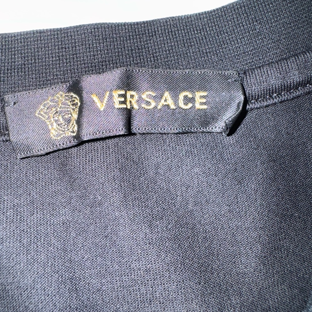 Versace Black Graphic Tee - Picture 5 of 7